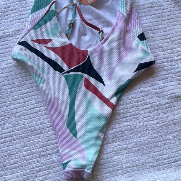 NWT B.SWIM lawless one piece in Museo multi size small - Picture 7 of 12